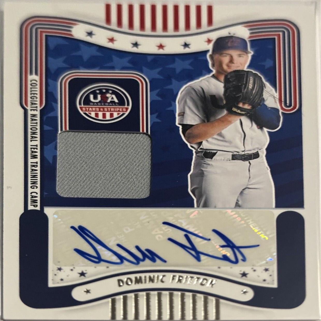 Dominic Fritton [Prime] #SM-DF Prices | 2024 Panini Stars & Stripes ...