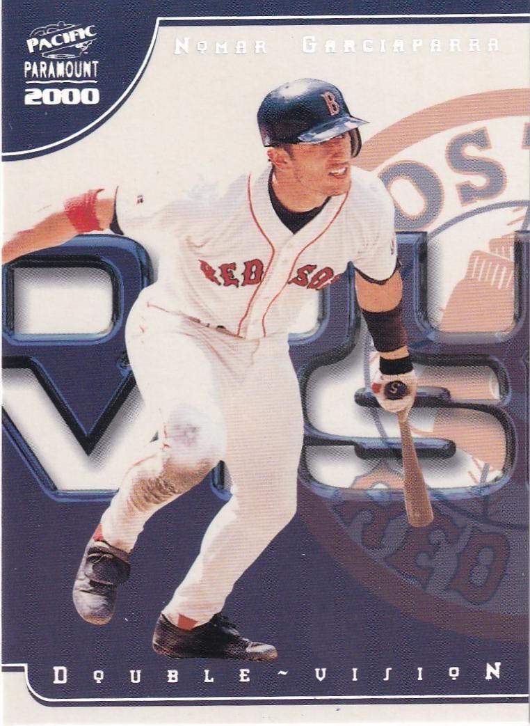 Nomar Garciaparra #3 Baseball Cards 2000 Pacific Paramount Double Vision