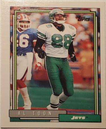 Al Toon #730 Football Cards 1992 Topps