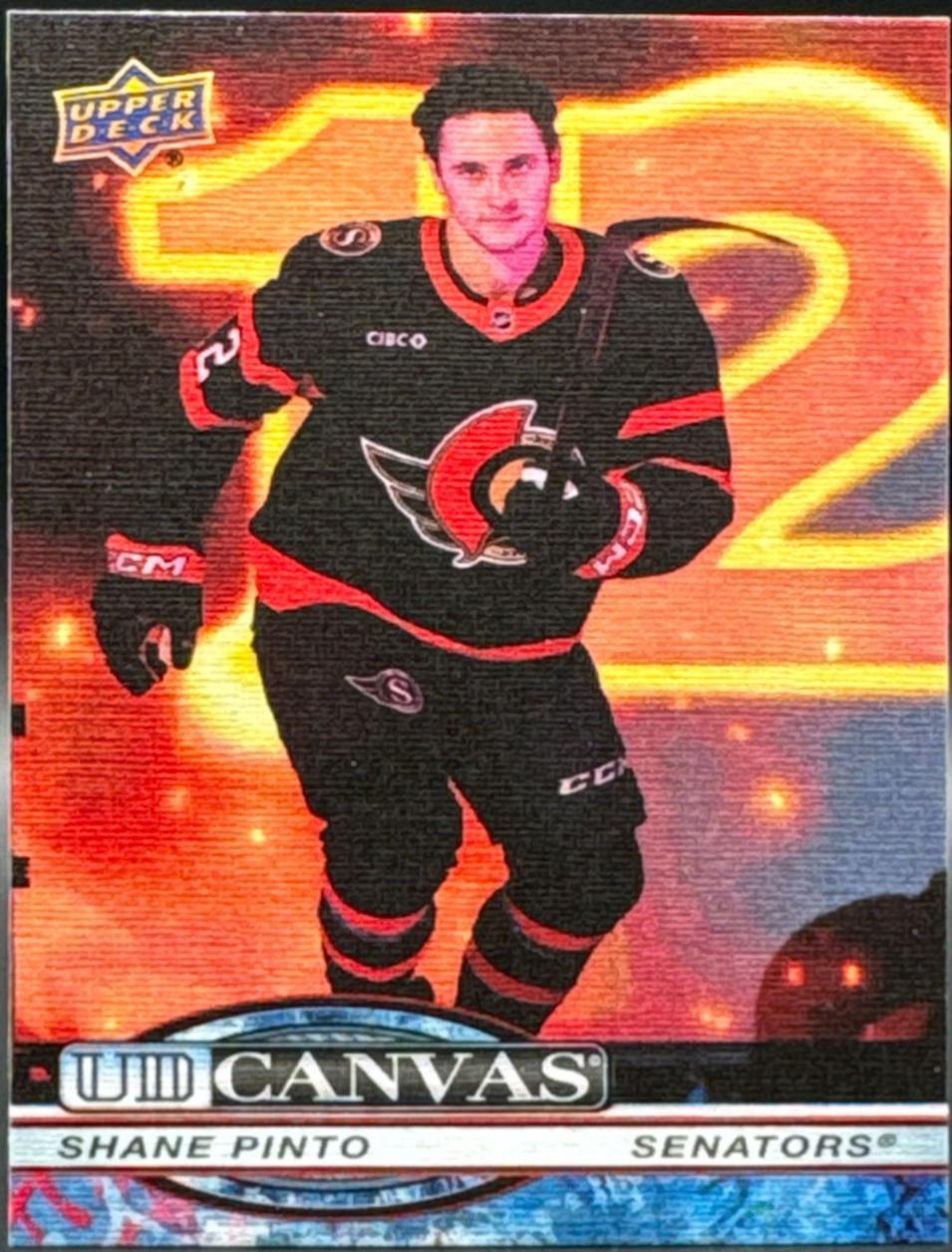 Shane Pinto #C-304 2025 Upper Deck Extended Series UD Canvas Hockey