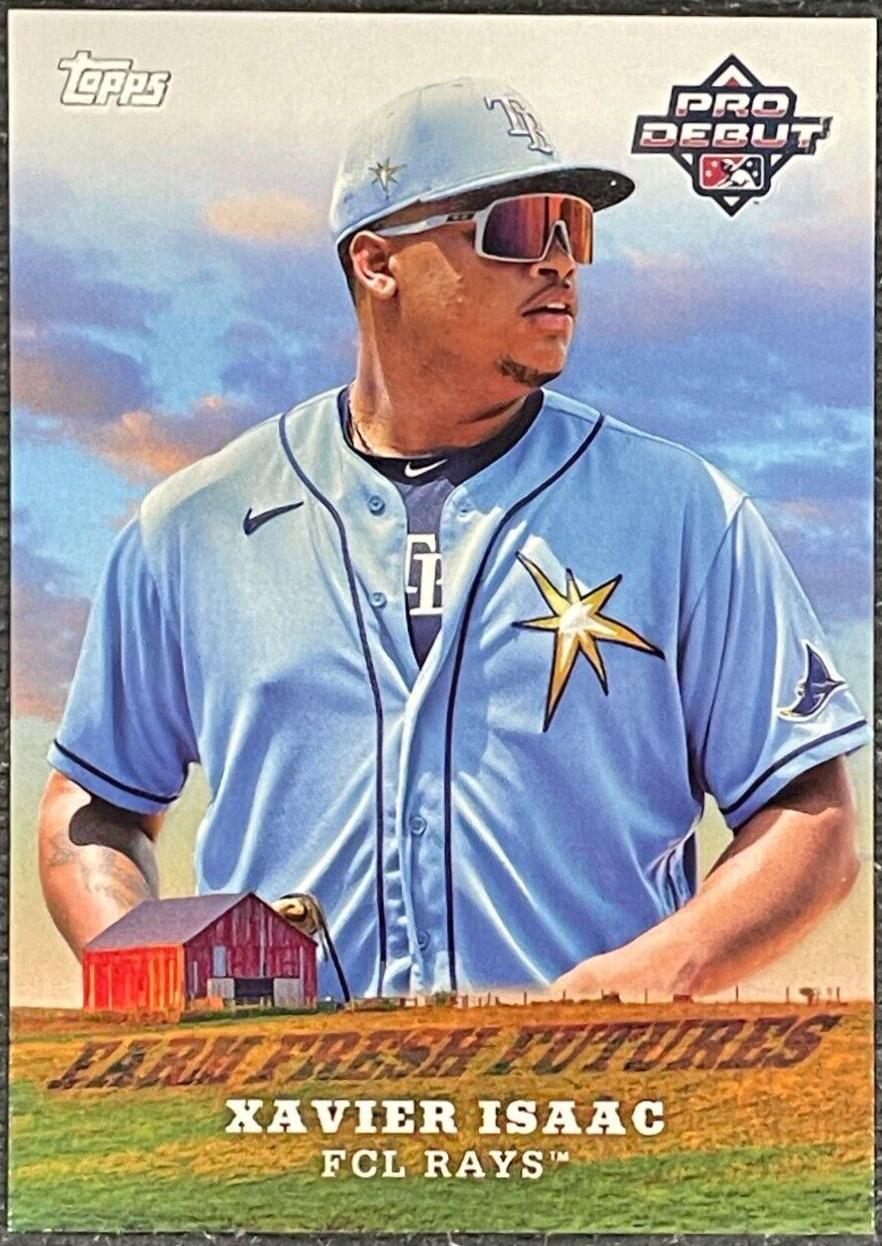Xavier Isaac #FF-18 Baseball Cards 2023 Topps Pro Debut Farm Fresh Futures