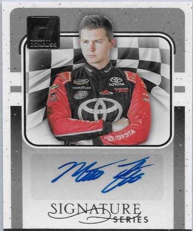 Matt Tifft #SS-MT Racing Cards 2017 Panini Donruss Nascar Signature Series
