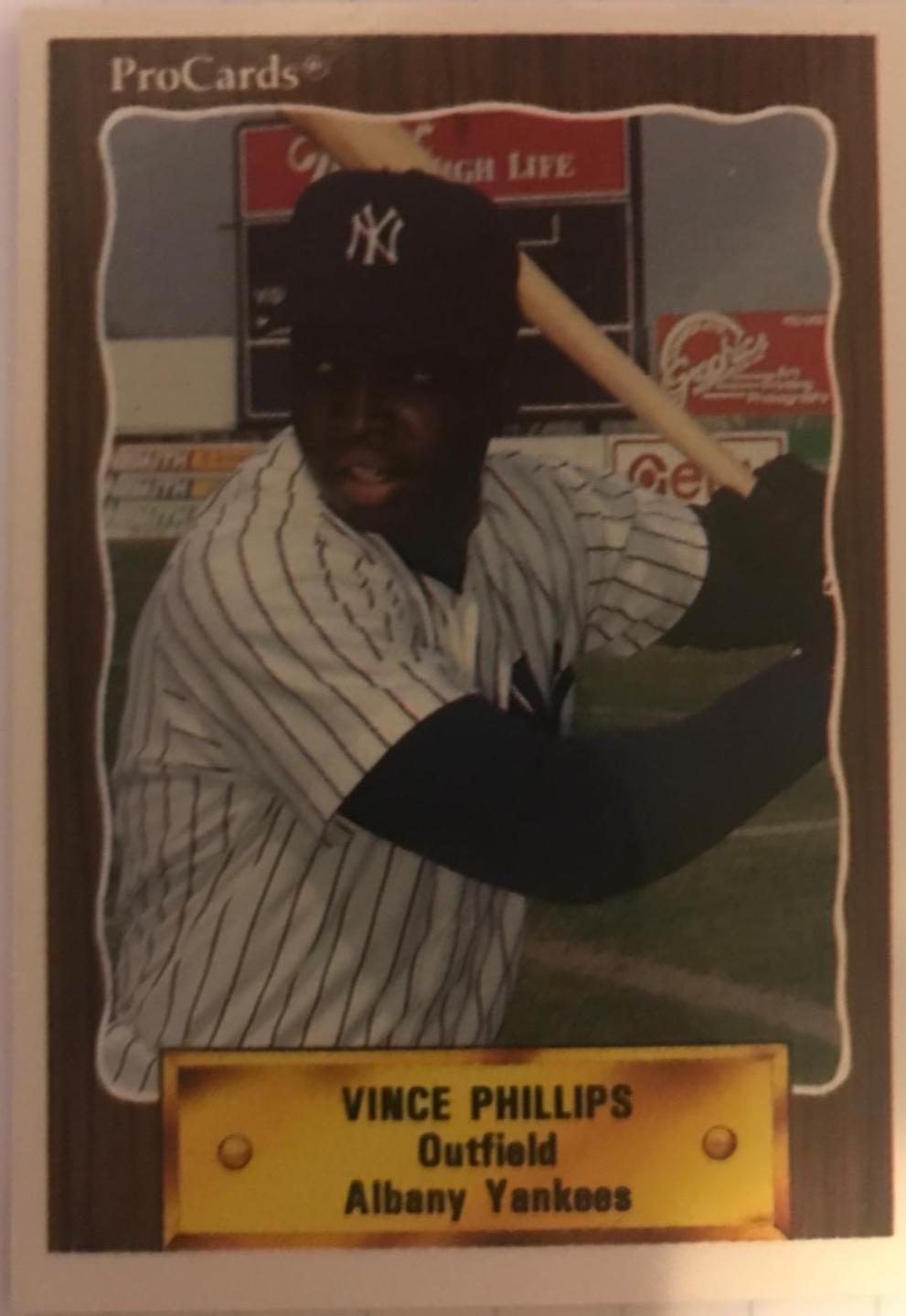 Vince Phillips #1046 Baseball Cards 1990 Procards