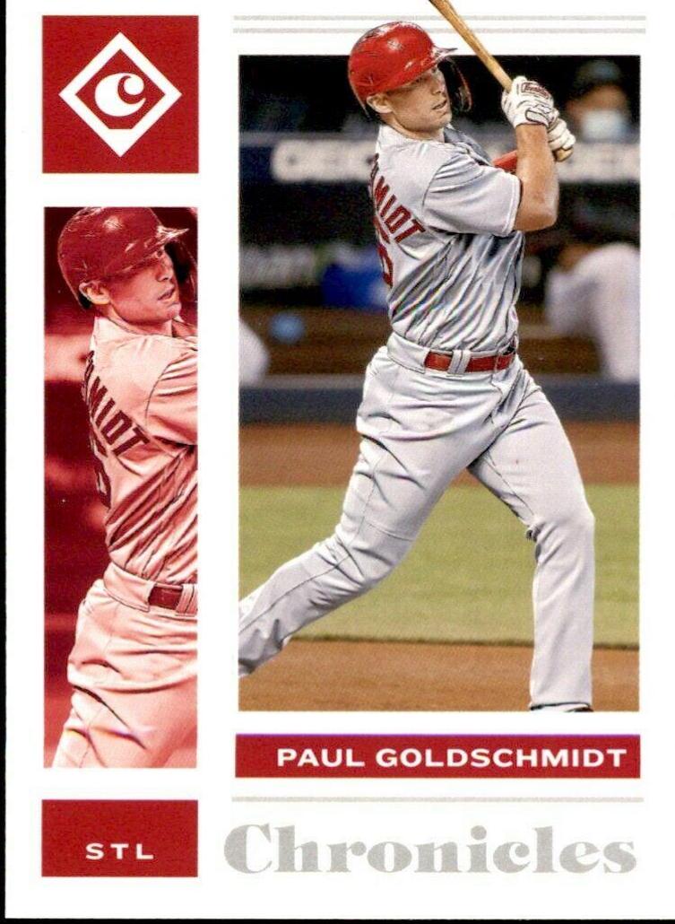 Paul Goldschmidt #4 Baseball Cards 2021 Panini Chronicles