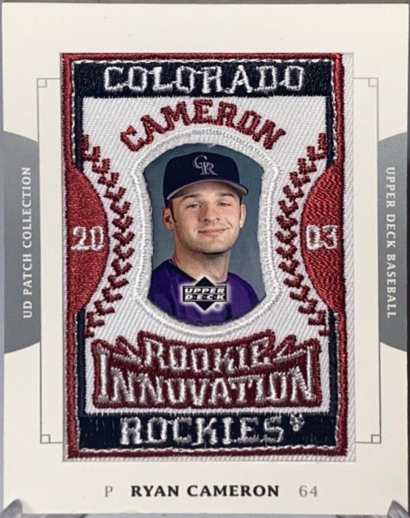 Ryan Cameron #156 2003 Upper Deck Patch Collection Baseball