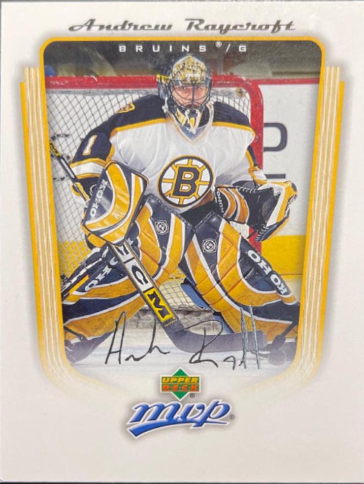 Andrew Raycroft #29 Hockey Cards 2005 Upper Deck MVP