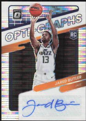 Jared Butler #OG-JBT 2021 Panini Donruss Optic Opti Graphs Basketball