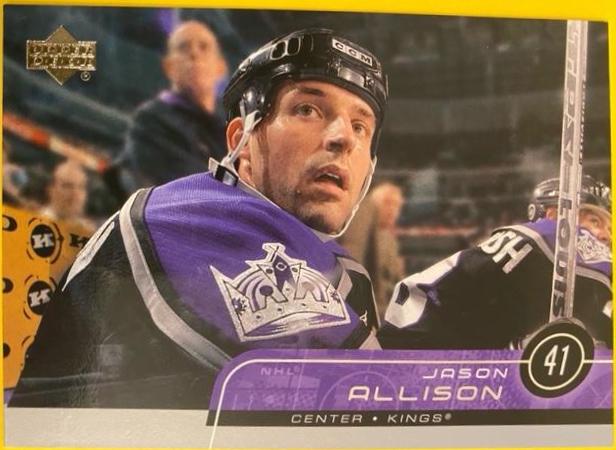 Jason Allison #83 Hockey Cards 2002 Upper Deck