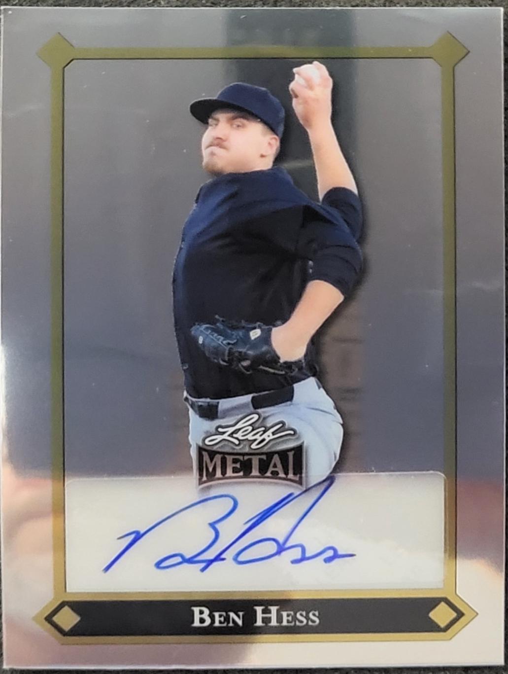 Ben Hess #LGR-BH1 2025 Leaf Metal 1992 Rookies Autograph Baseball