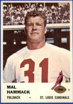 Mal Hammack #20 Football Cards 1961 Fleer