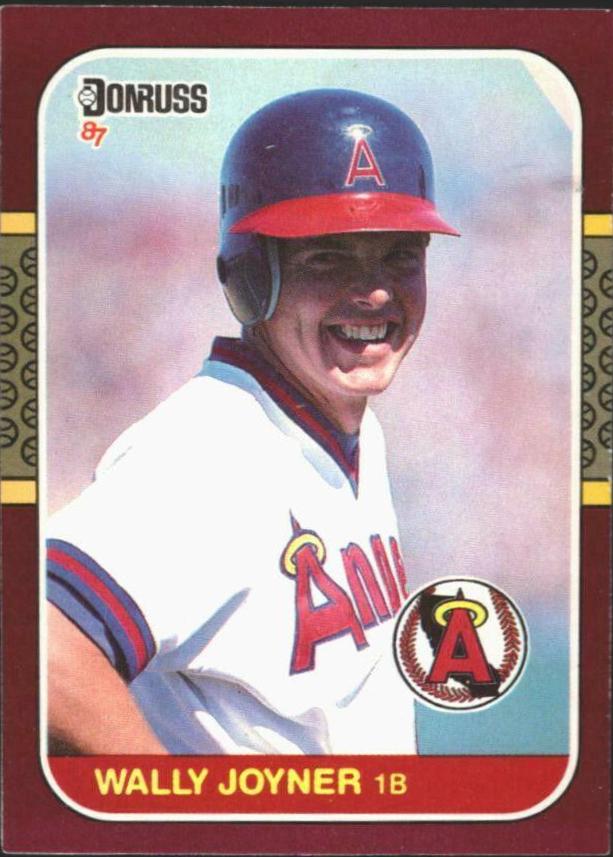 Wally Joyner #7 Baseball Cards 1987 Donruss Opening Day