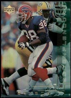 Shawn Bryson #29 Football Cards 2000 Upper Deck Encore