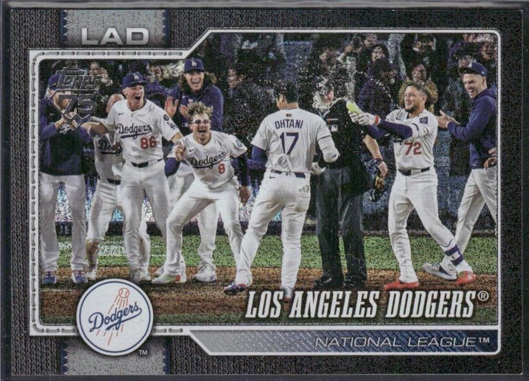 Los Angeles Dodgers [Black Rainbow] #256