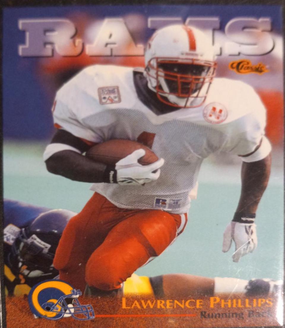 Lawrence Phillips #98 Football Cards 1996 Classic NFL Draft