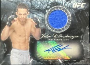 Jake Ellenberger #BAR-JEL Ufc Cards 2014 Topps UFC Bloodlines Autograph Relics