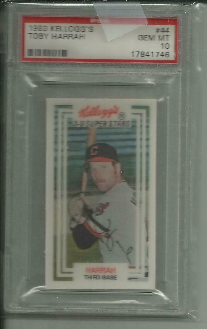 Toby Harrah #44 Baseball Cards 1983 Kellogg's