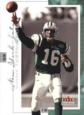 Vinny Testaverde #41 Football Cards 2001 Fleer Genuine