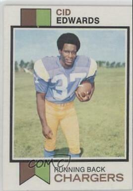 Cid Edwards #13 Football Cards 1973 Topps