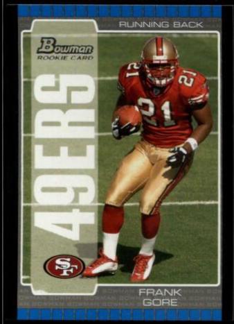 Frank Gore #130 Football Cards 2005 Bowman