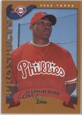 Marlon Byrd #311 Baseball Cards 2002 Topps