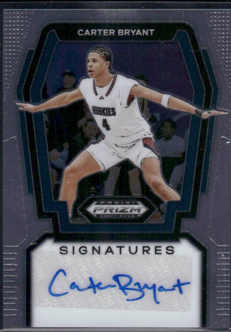 Carter Bryant #S-CBY Basketball Cards 2024 Panini Prizm Draft Picks Signature