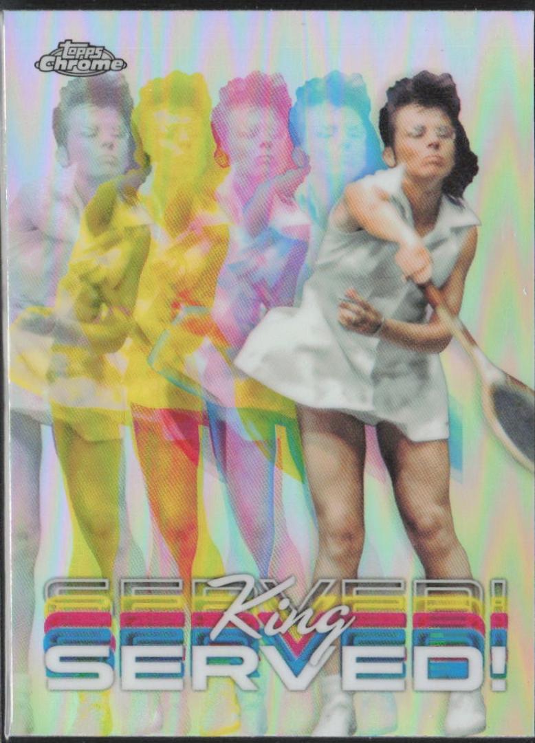Billie Jean King #SER-BK Tennis Cards 2024 Topps Chrome Served