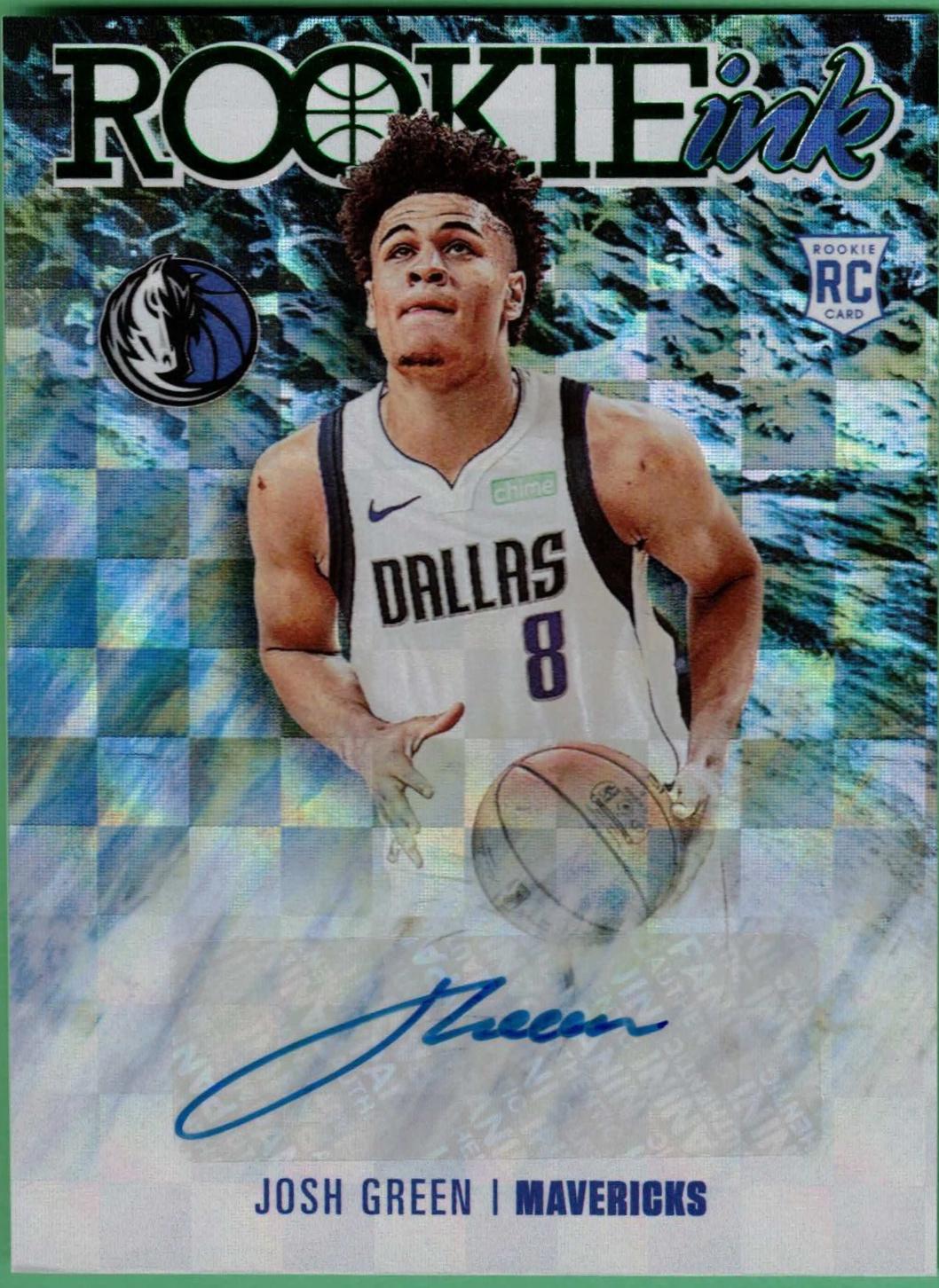 Josh Green #RI-JGR 2020 Panini Hoops Rookie Ink Basketball