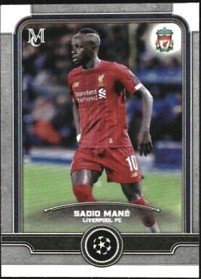 Sadio Mane #8 Soccer Cards 2019 Topps Museum Collection UEFA Champions League