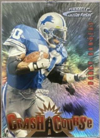 Barry Sanders #3 Football Cards 1997 Pinnacle Action Packed Crash Course