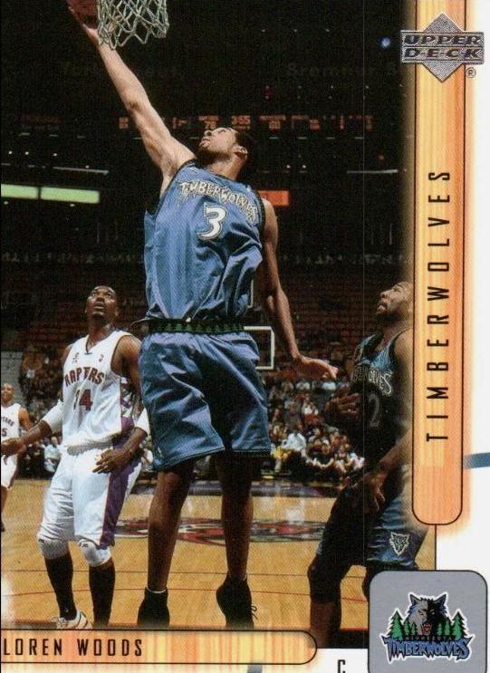 Loren Woods #327 Basketball Cards 2001 Upper Deck