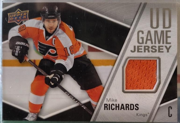 Mike Richards #GJ-MR 2011-12 Upper Deck Hockey UD Game Jersey