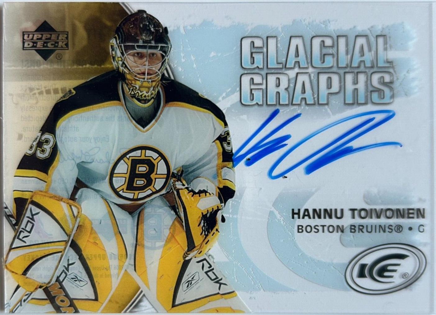 Hannu Toivonen #GG-HT Hockey Cards 2005 Upper Deck Ice Glacial Graphs