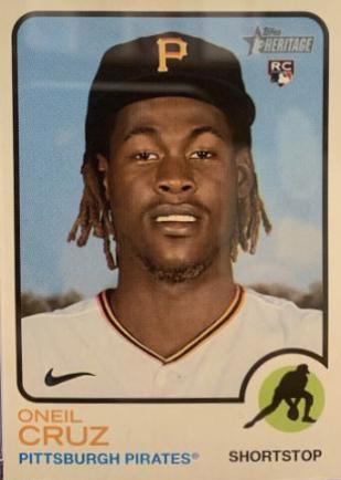 Oneil Cruz #157 Baseball Cards 2022 Topps Heritage