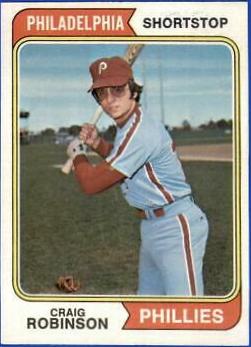 Craig Robinson #23 Baseball Cards 1974 Topps