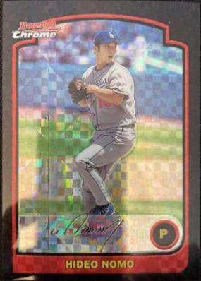 Hideo Nomo #48 Baseball Cards 2003 Bowman Chrome