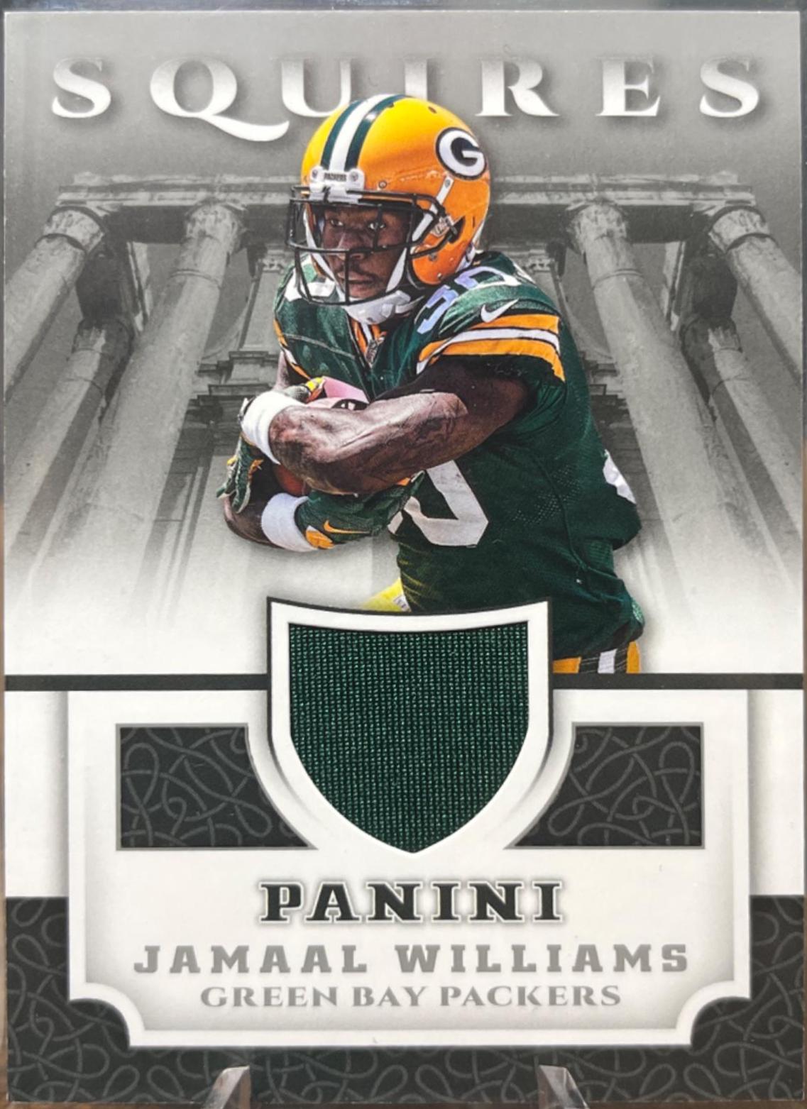 Jamaal Williams #SQ-JA Football Cards 2017 Panini Squires Jersey