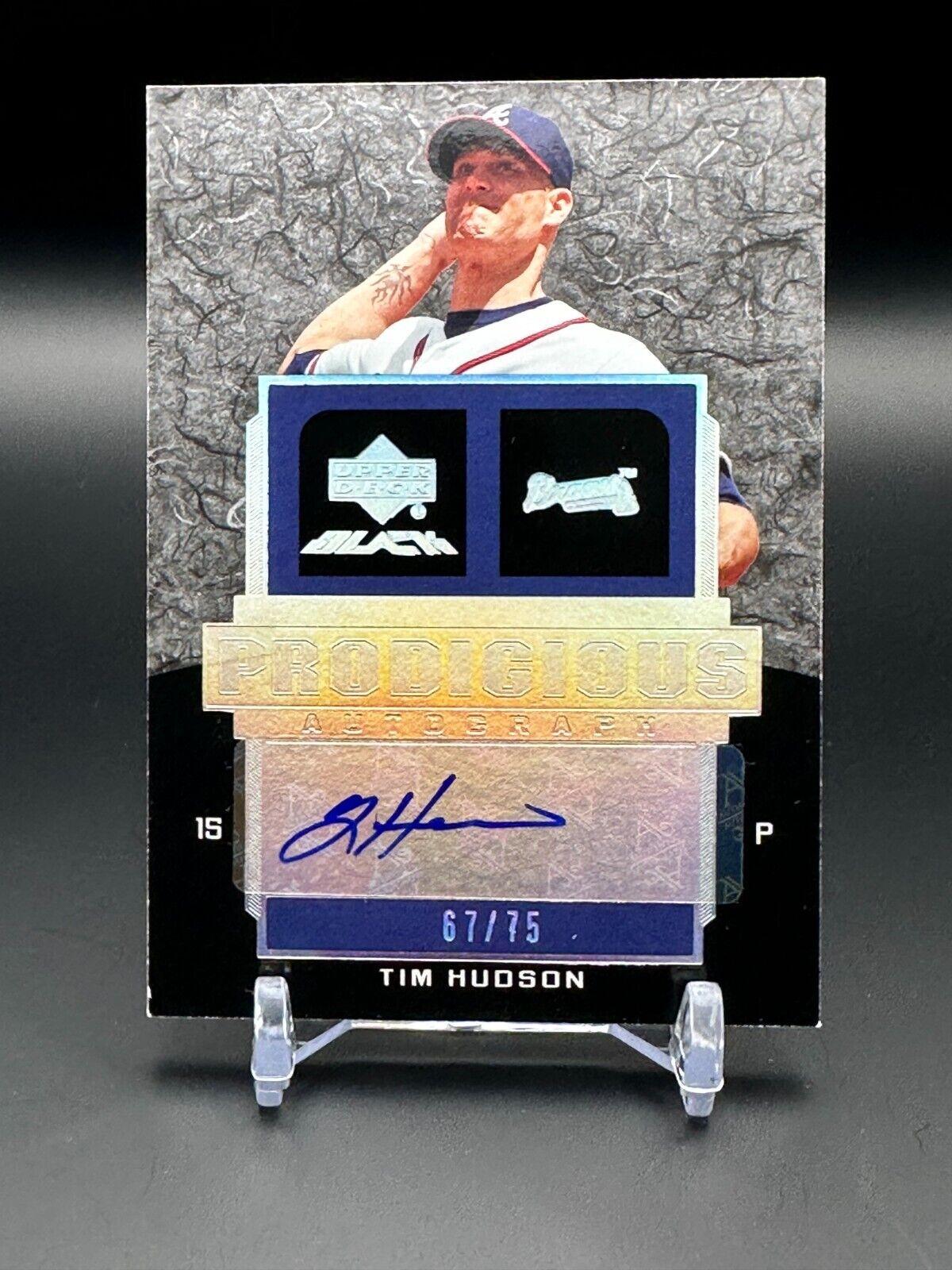 Tim Hudson #PR1-TH Baseball Cards 2007 Upper Deck Black Prodigious Autographs