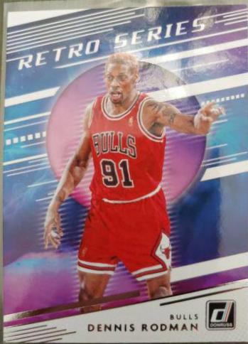 Dennis Rodman #3 Basketball Cards 2020 Donruss Retro Series