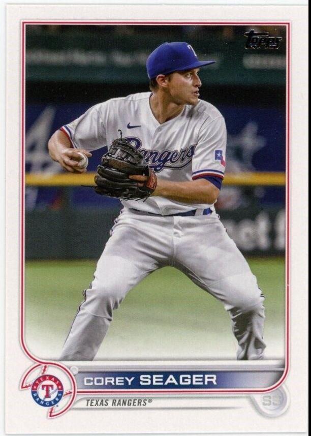 Corey Seager #US200 Baseball Cards 2022 Topps Update