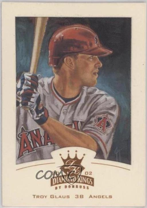 Troy Glaus #5 Baseball Cards 2002 Donruss Diamond Kings