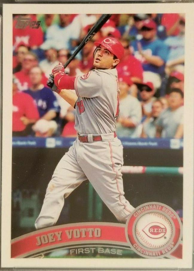 Joey Votto #5 Baseball Cards 2011 Topps