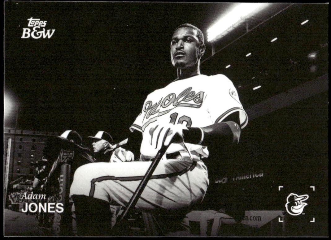 Adam Jones #110 2025 Topps Black & White Baseball