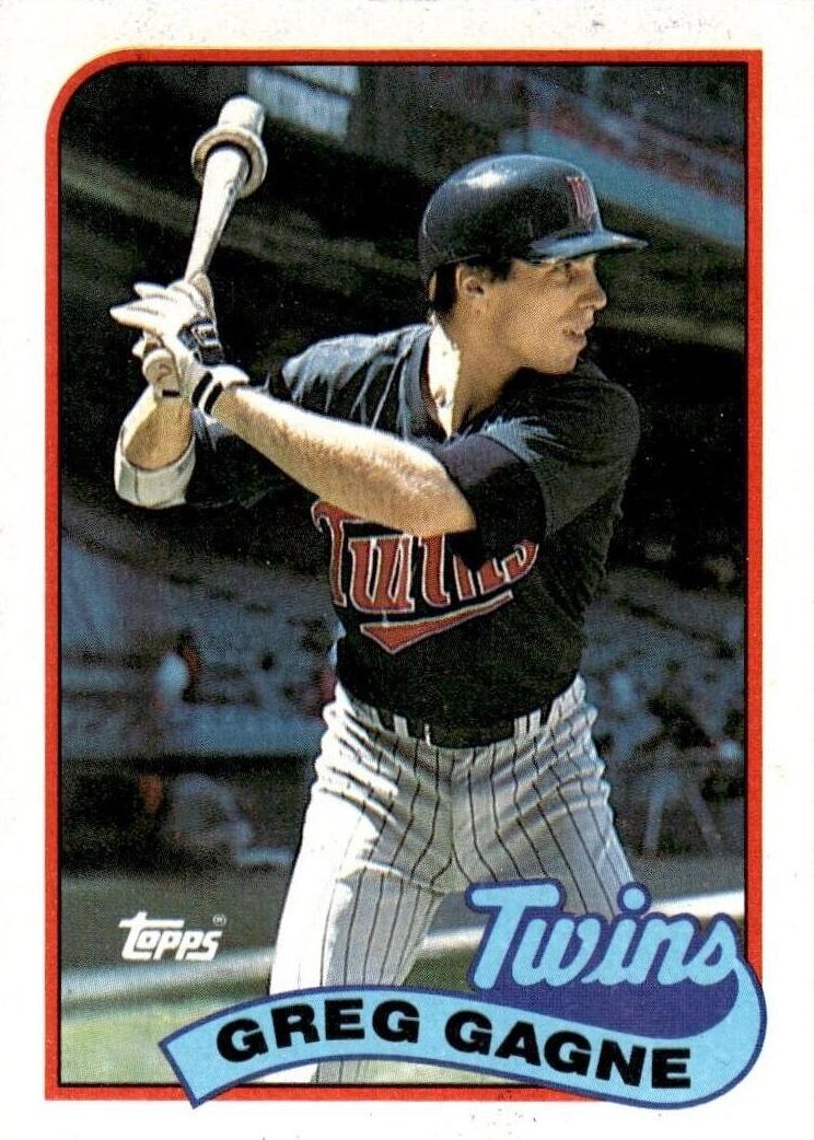 Greg Gagne #19 Baseball Cards 1989 Topps