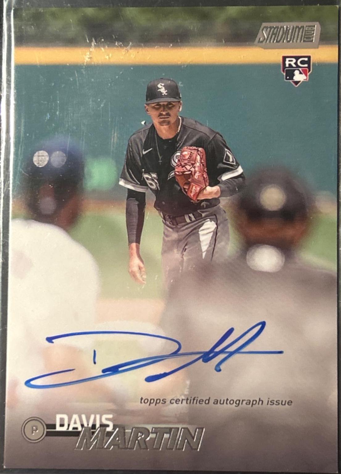 Davis Martin #SCBA-DM Baseball Cards 2023 Stadium Club Autographs