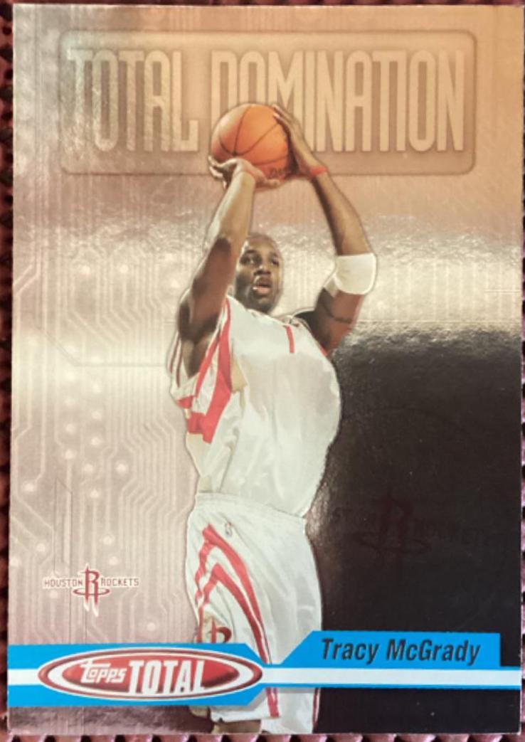 Tracy McGrady #TD4 Basketball Cards 2004 Topps Total Domination