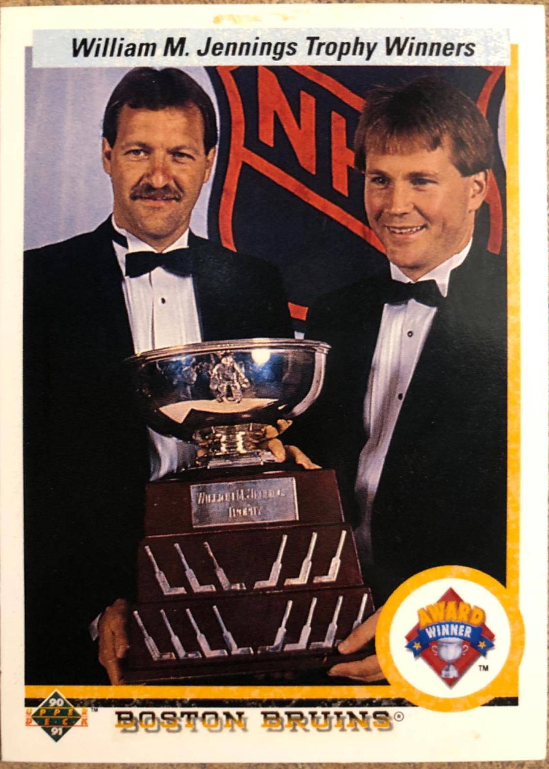 William M. Jennings Trophy Winners #209 Hockey Cards 1990 Upper Deck