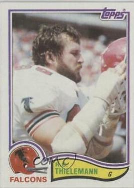 R.C. Thielemann #290 Football Cards 1982 Topps
