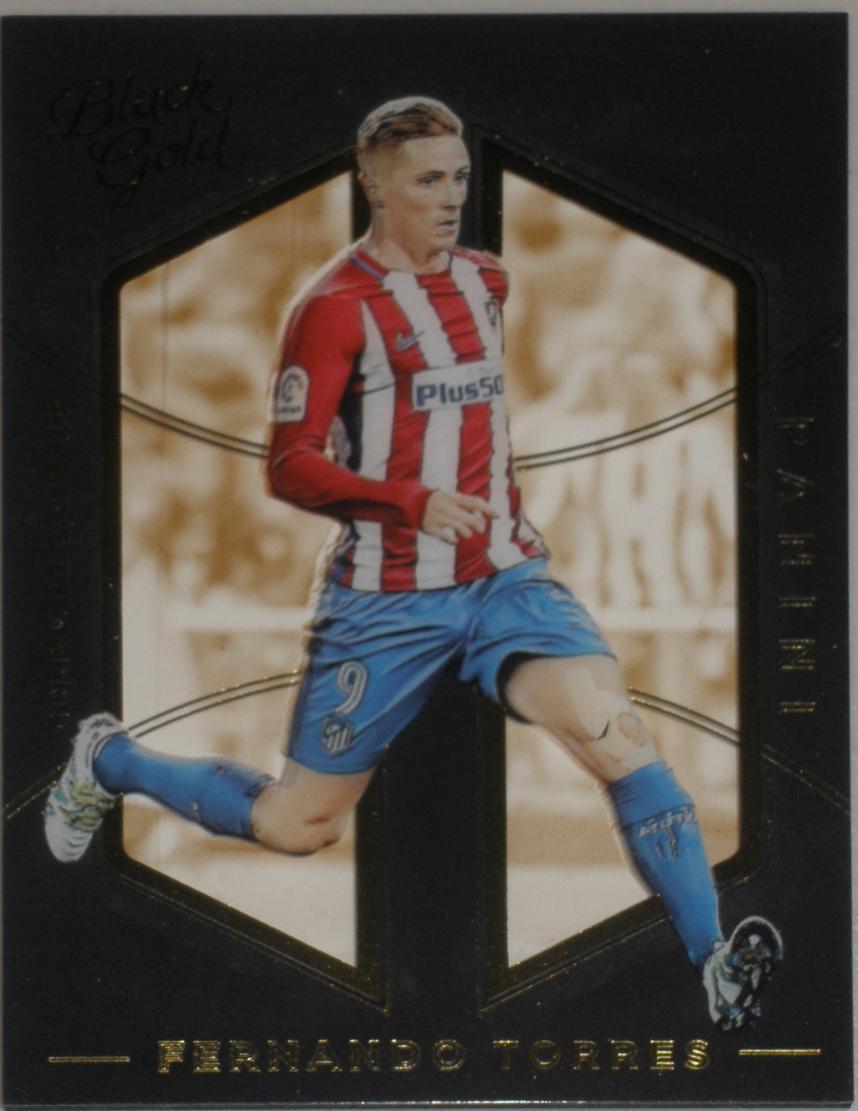 Fernando Torres #2 Soccer Cards 2016 Panini Black Gold