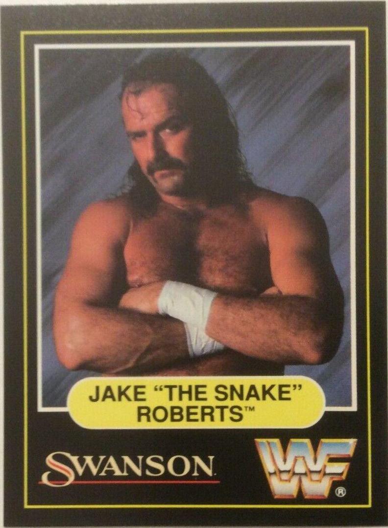 Jake The Snake Roberts Wrestling Cards 1991 Swanson WWF