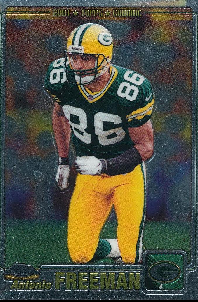 Antonio Freeman #23 Football Cards 2001 Topps Chrome